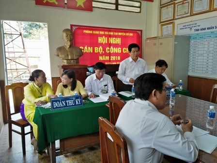 Hội nghị cán bộ, công chức năm 2018 của Phòng Giáo dục và Đào tạo huyện